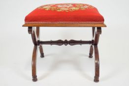 A Victorian footstool,