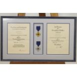 Two German civilian awards 20 and 40 years' service to a Post Office worker 1938-1941,