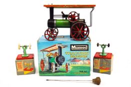 A boxed Mamod Traction Engine TE1A,
