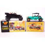 Three boxed Corgi Classics - a Bentley, a Ford Model T and a Daimler....