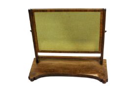 A 19th century mahogany swing frame mirror,