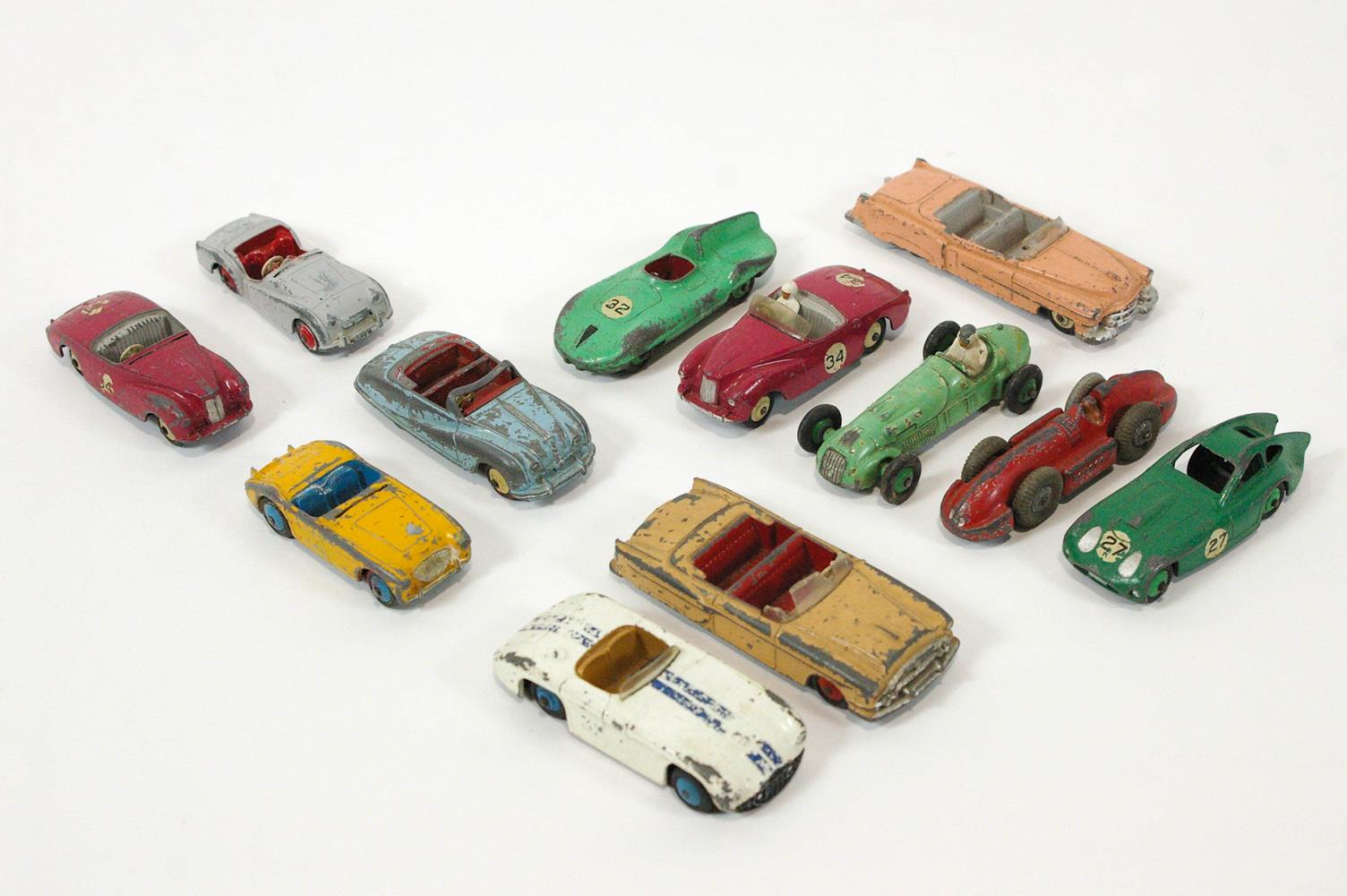 A collection of Dinky toys, to include Mobil Gas tanker,