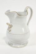 A Victorian pottery wash jug, of unusually large proportions,