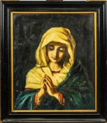 Continental school, early 20th century, 'The Virgin Mary', oil on canvas,