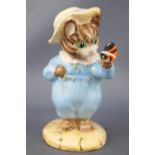 A Beswick Beatrix Potter figure, 'Tom Kitten & Butterfly, brown back stamp,