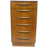 A G-plan chest of drawers,