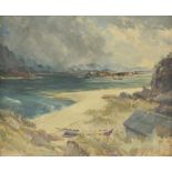 Francis Russell Flint, Storm of the Sleat, oil on canvas, signed lower right,