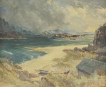 Francis Russell Flint, Storm of the Sleat, oil on canvas, signed lower right,