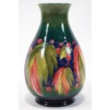 A large Moorcroft vase, of baluster form,