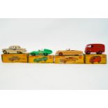 Four boxed Dinky toys, being the 152 Packard Convertible, 176 Austin A105 Saloon,