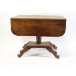 A William IV mahogany Pembroke table,