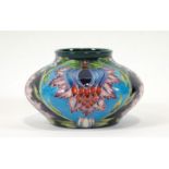 A 21st century Moorcroft vase decorated in the Saadian patten, impressed marks, dated 2001,