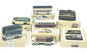 A collection of Corgi Classics, boxed, mainly buses and lorries,