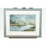 Jill Parker, A Highland landscape, watercolour, signed lower right,