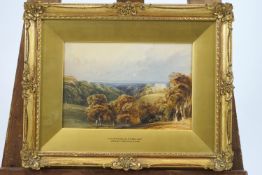 Copley Fielding, Narworth Castle, Cumberland and Whittingham, Fifeshire, watercolour, a pair,