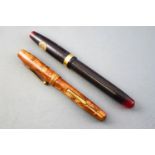 Two vintage Waterman fountain pens,