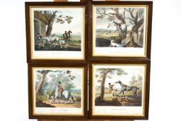 A group of seven coloured equestrian prints, after C Loraine Smith,