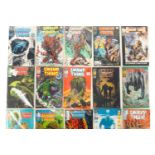 A quantity of mainly circa 1980's early 90's comics, including "Swamp Thing", "Slaine",