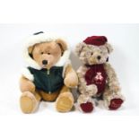 A Harrods Plush Annual Teddy for 1999 and another for 2001,