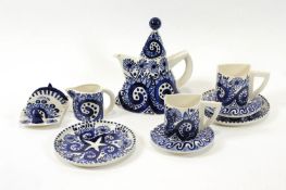 A David Dantling china breakfast service,