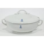 A Worcester Royal porcelain 'Royal household' tureen and cover for the reign of King Edward VII