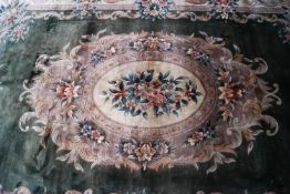 A 20th century Chinese silk carpet,