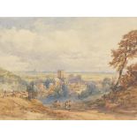 William Callow (1812-1908), Wells, watercolour, signed and inscribed lower left, 28cm x 37.