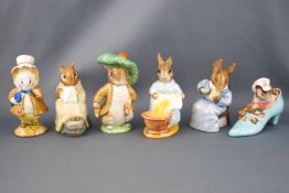 Six Beswick Beatrix Potter figures, 'Amiable Guinea Pig', 9.