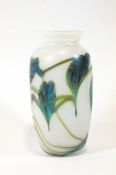An Okra glass vase, in the Favrille style,
