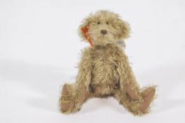 A Merry Thought articulated teddy bear, Agnes John Axe, Limited edition, 218/1000,