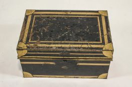 A Victorian 'DIamond Jubilee Patent Dispatch Box', by Allibhoy Vallyee & Sons,