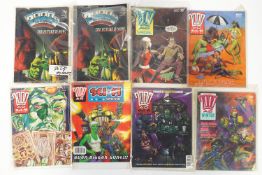 A large quantity of 2000 AD comics from the 1980's and early 90's