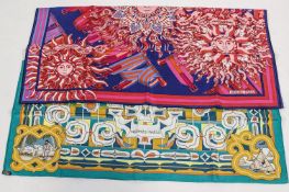 A Hermes scarf, Les Sangles De Phoebus,