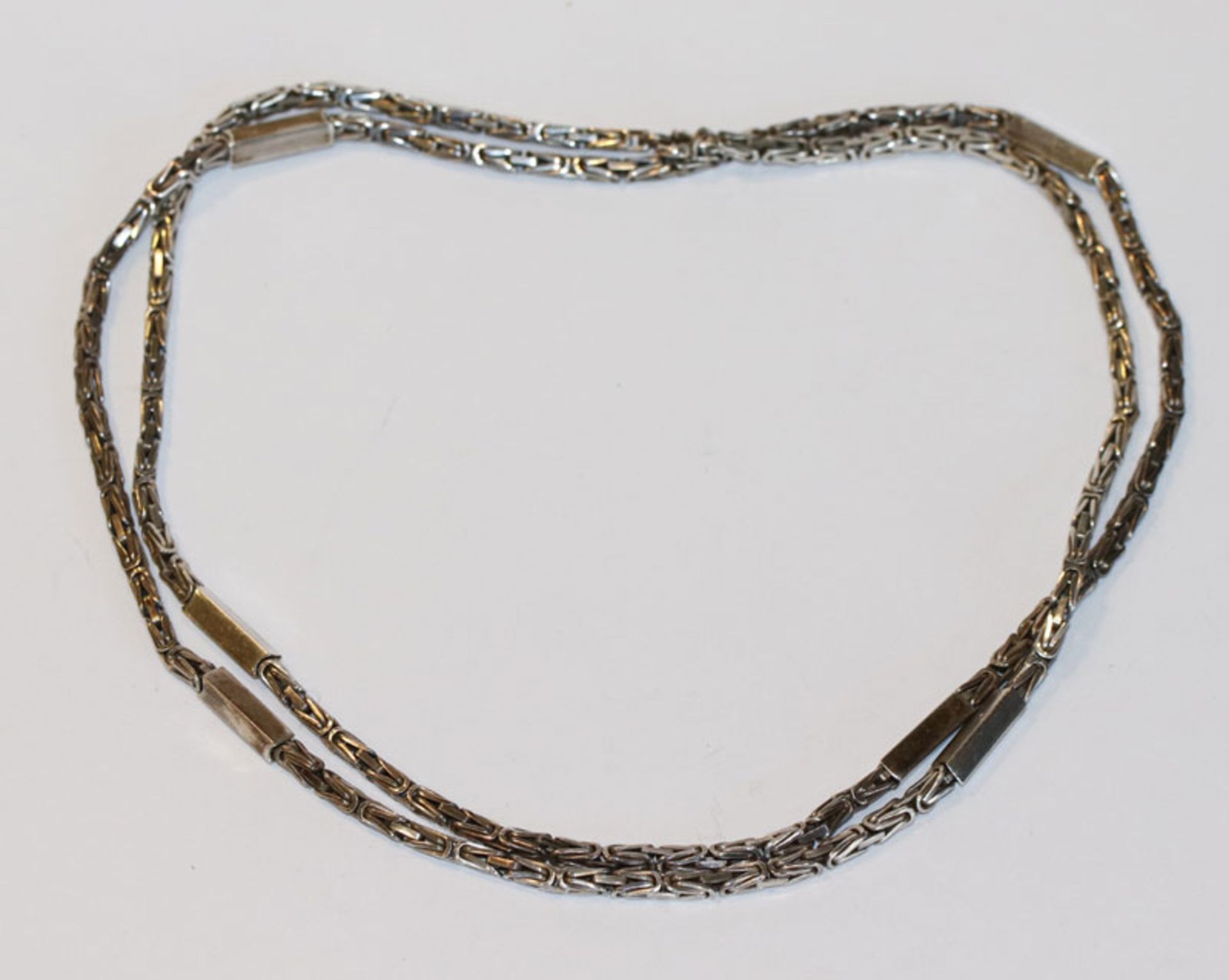 Silber Kette, 52 gr., L 86 cm