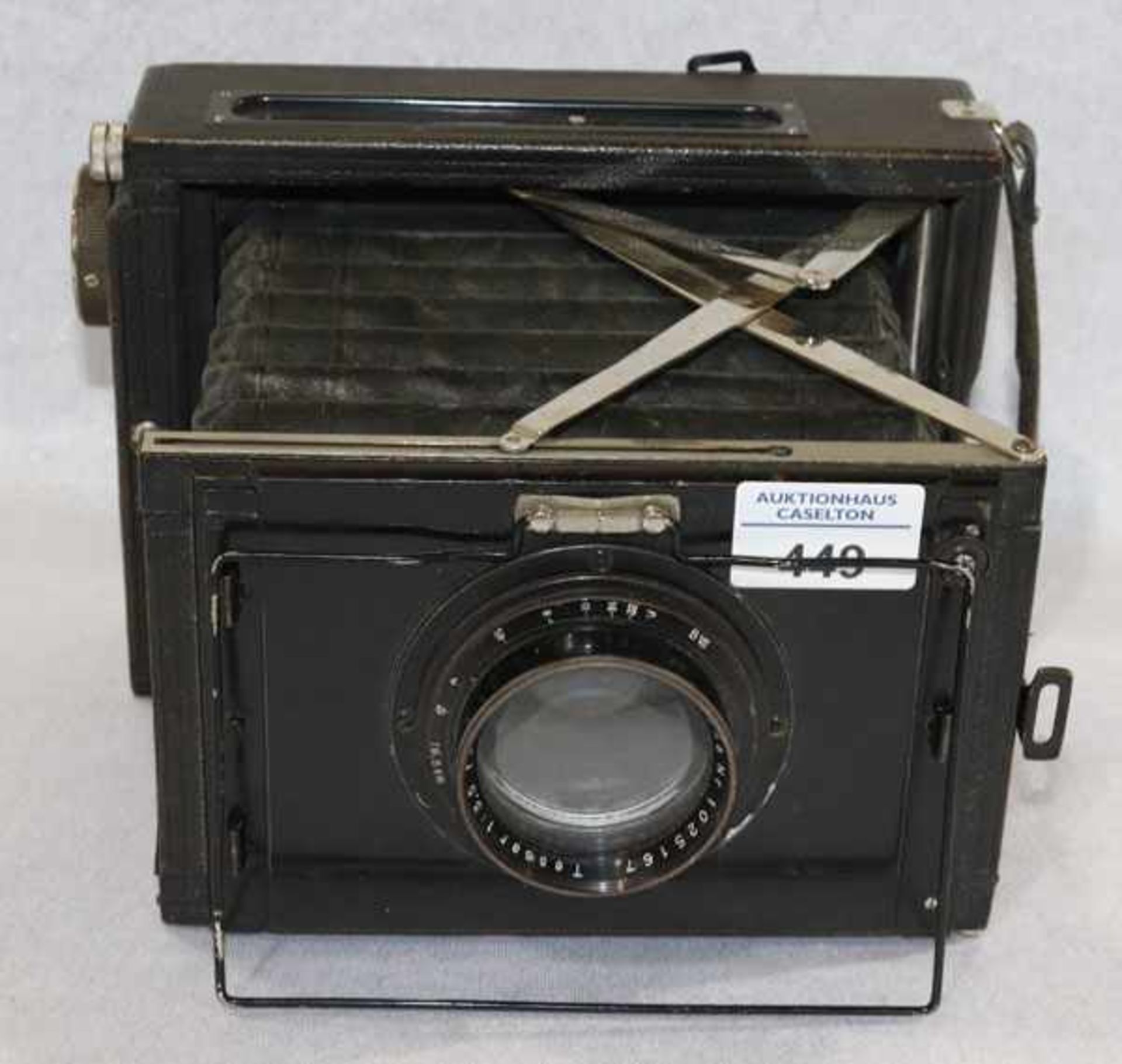 Zeiss Ikon Großbildkamera 10x15, Nr. 054632, Obejktiv Tessar 1:35, f=16,5 cm, Nr. 1025167, intakt,