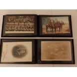 Two small albums of postcards – mainly military subjects.