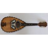 A mandolin by Francesco Salomone, Napoli., 23.5”.