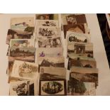 Approximately 225 old postcards – various subjects.