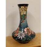 A modern Moorcroft vase - 1996, 12" high.