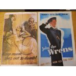 A 'Wren' recruiting poster and one other. (2) Reproduction