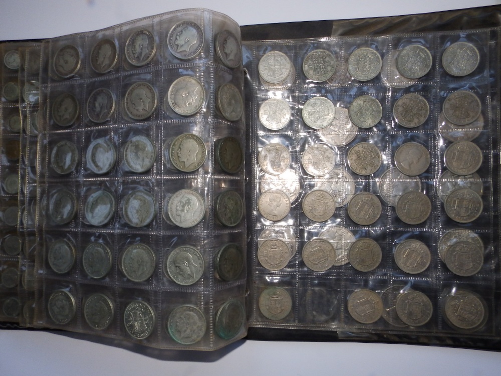 An album containing a large quantity of late 19th/early 20thC GB coins including nine Victorian - Image 3 of 3