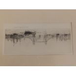Rowland Langmaid - a small drypoint etching.
