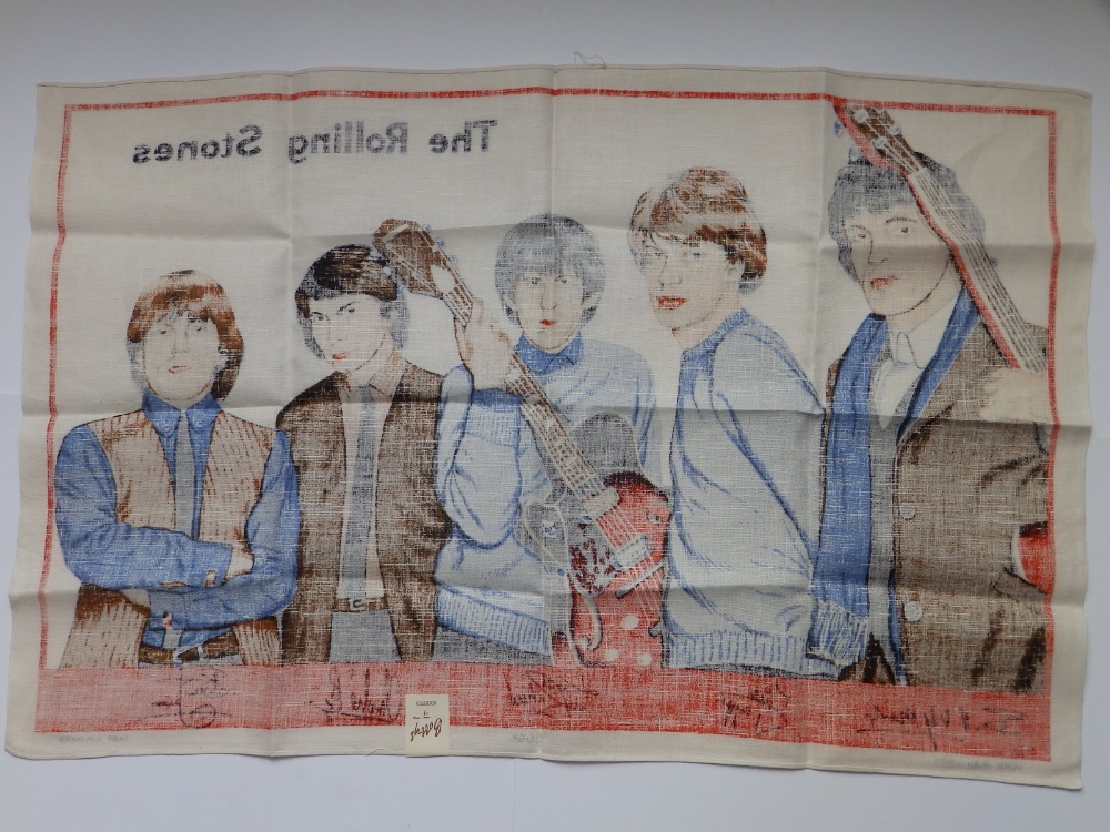 A Rolling Stones tea towel in Irish linen - as new. - Image 2 of 2