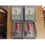 Two early 20thC boxed celluloid 'Wonder Acrobats' - Made In Japan - With love to May and Julia