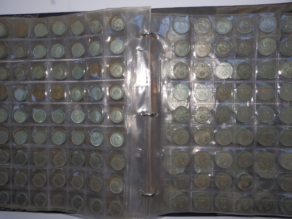 An album containing a large quantity of late 19th/early 20thC GB coins including nine Victorian - Image 2 of 3