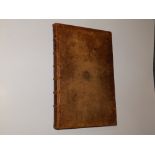 John Laurence MA - 'A New System of Agriculture' - London 1726, leather bound, 14" x 9.25".