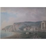 Reverend John Swete (1752-1821) - watercolour - Dawlish Beach, signed, inscribed & dated 1812 to