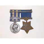 An 1882 Egypt Medal with Tel-El-Kebir clasp and an 1882 Khedive's Star awarded to 1356 Lc. Cpl. M.