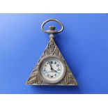 A pocket watch with Masonic decoration.