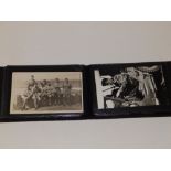 A small collection of military postcards and photos.